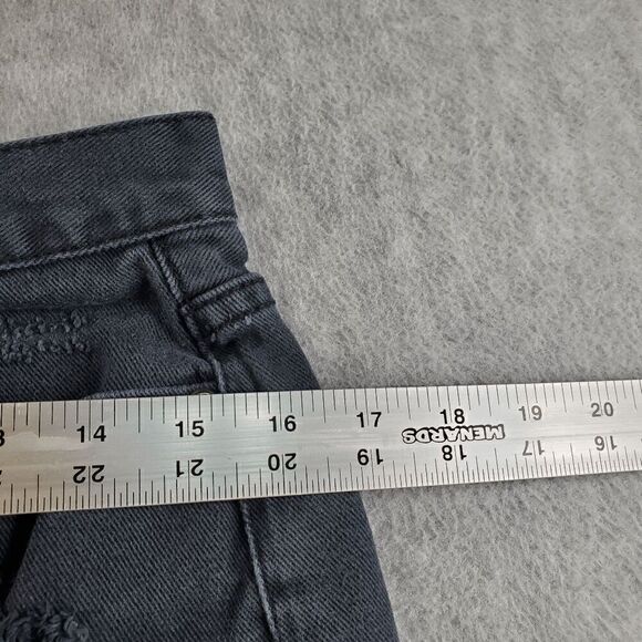 Forever 21 Shorts Womens 28 Black Distress Cut Off Denim - Picture 3 of 6